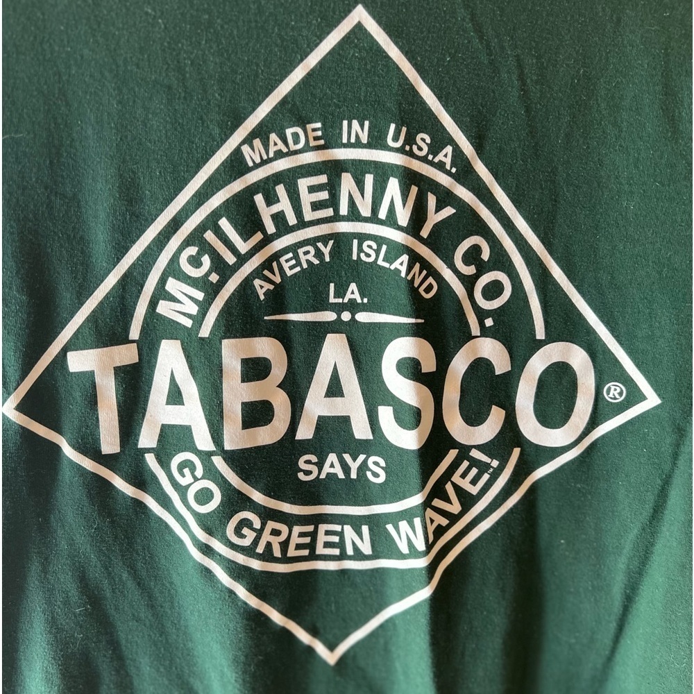 Tabasco t shirt size small in GUC